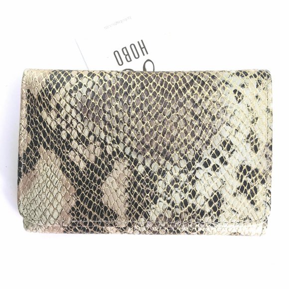 HOBO Handbags - HOBO International Jill Platinum Shimmer wallet
